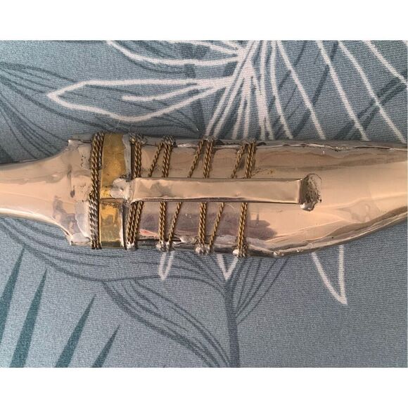 Authentic Vintage Jordanian Bedouin Shibriya Dagger Handcrafted Stainless Steel - Picture 3 of 8